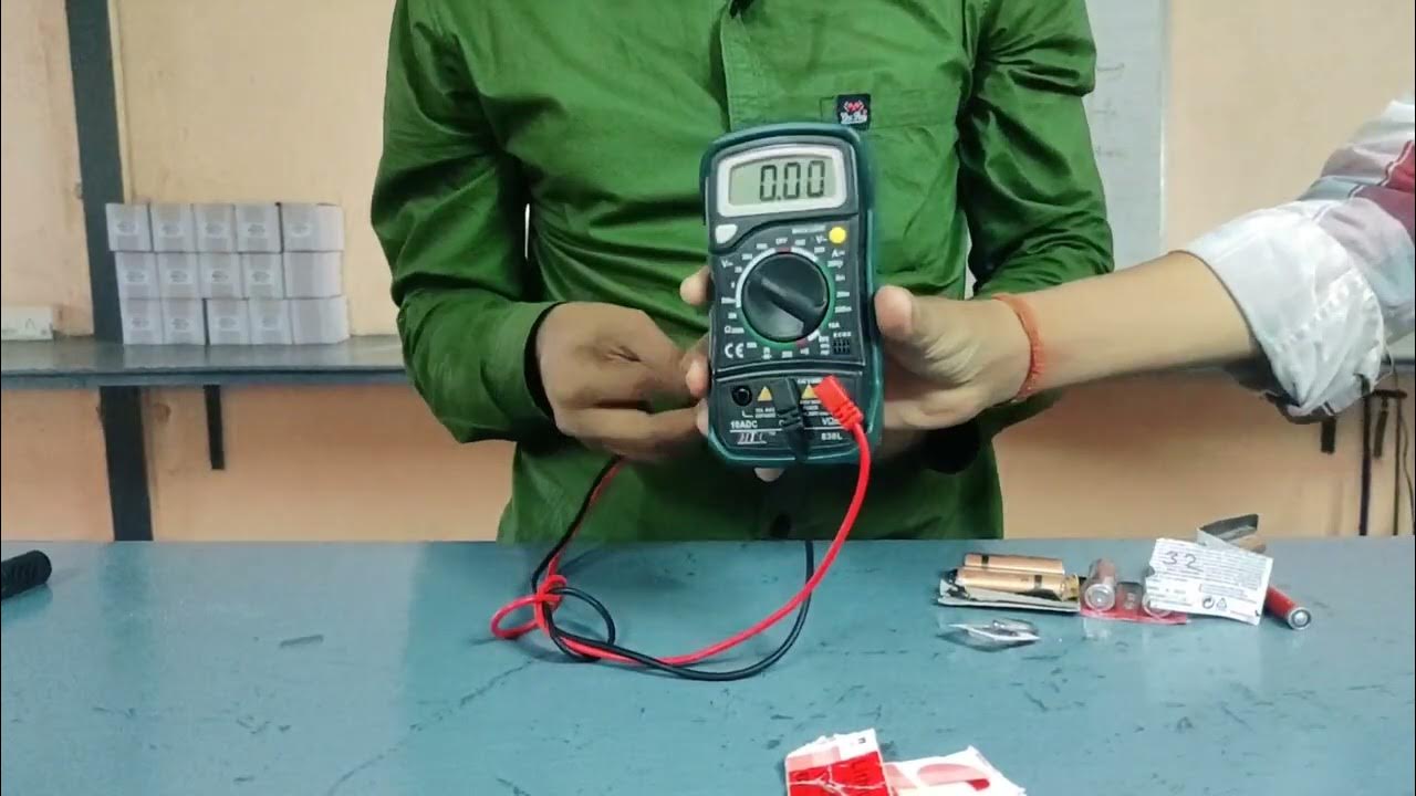 measurement of emf of commercial cells by using voltmeter