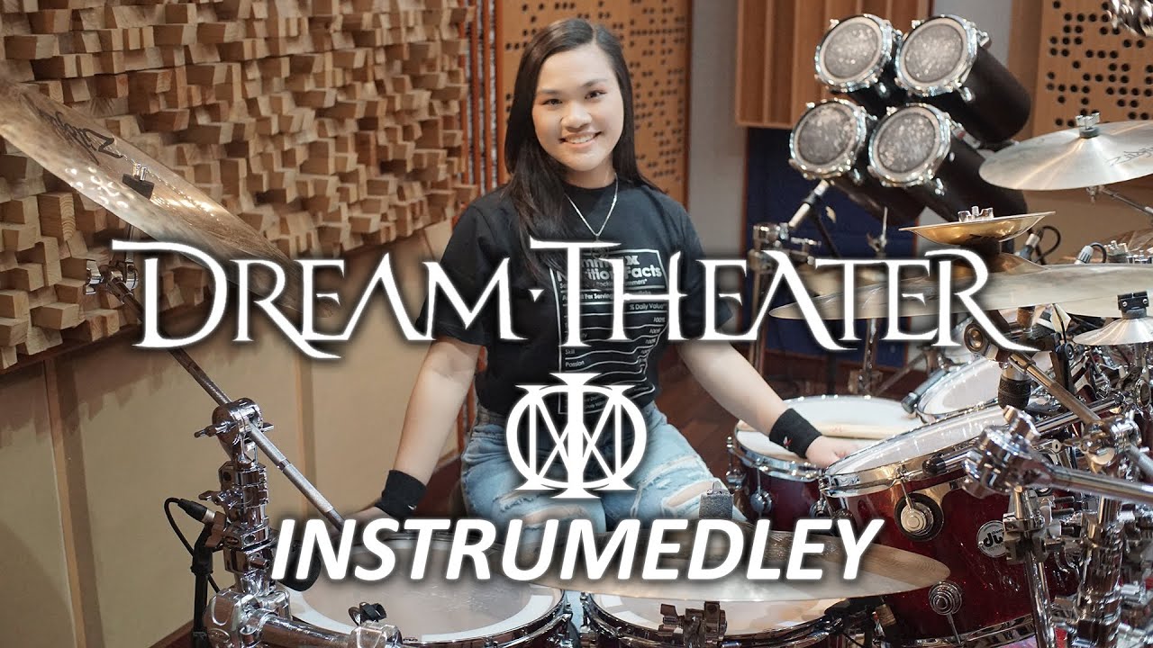 Dream Theater   Instrumedley Drum Cover by Bunga Bangsa