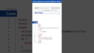How to make your content editable in HTML 