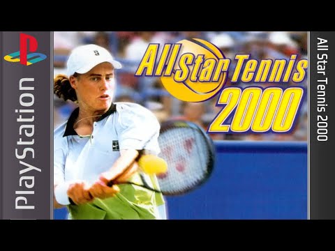 Jogando All Star Tennis 2000 (PS1) - Multiplayer Versus - Thulis vs Baia 