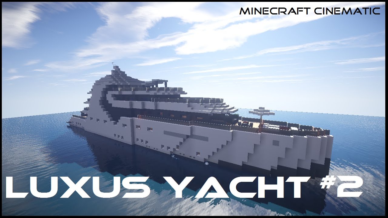minecraft luxus yacht