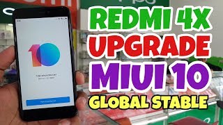 Redmi 4x Upgrade Miui 10 Global Stable Tanpa Pc // Unlock Bootloader Only