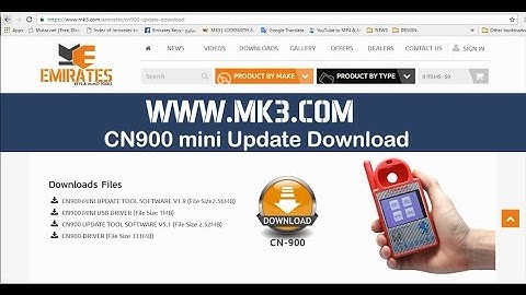 " WWW.MK3.COM " HOW TO UPDATE CN900 mini