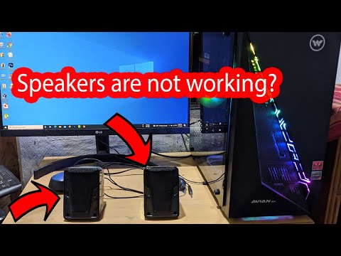 How to connect speakers to pc windows 10