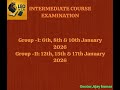 🌟FOR JANUARY 2026 "CA" EXAMS 🎯🎓# IMPORTANT ANNOUNCEMENT || FROM "ICAI"#cafinal#cainter #cafoundation