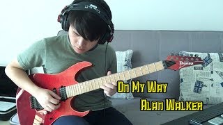 On My Way - Alan Walker (Electric Guitar Cover) PUBG Mobile Song Cover chords