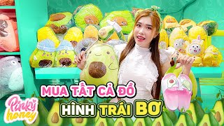 THỬ THÁCH MUA TẤT CẢ ĐỒ HÌNH TRÁI BƠ | Pinky Lạc Vào Vựa Bơ Khổng Lồ | PINKY HONEY