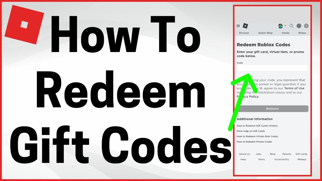 ✓ How To Use Roblox Gift Card Codes 🔴 