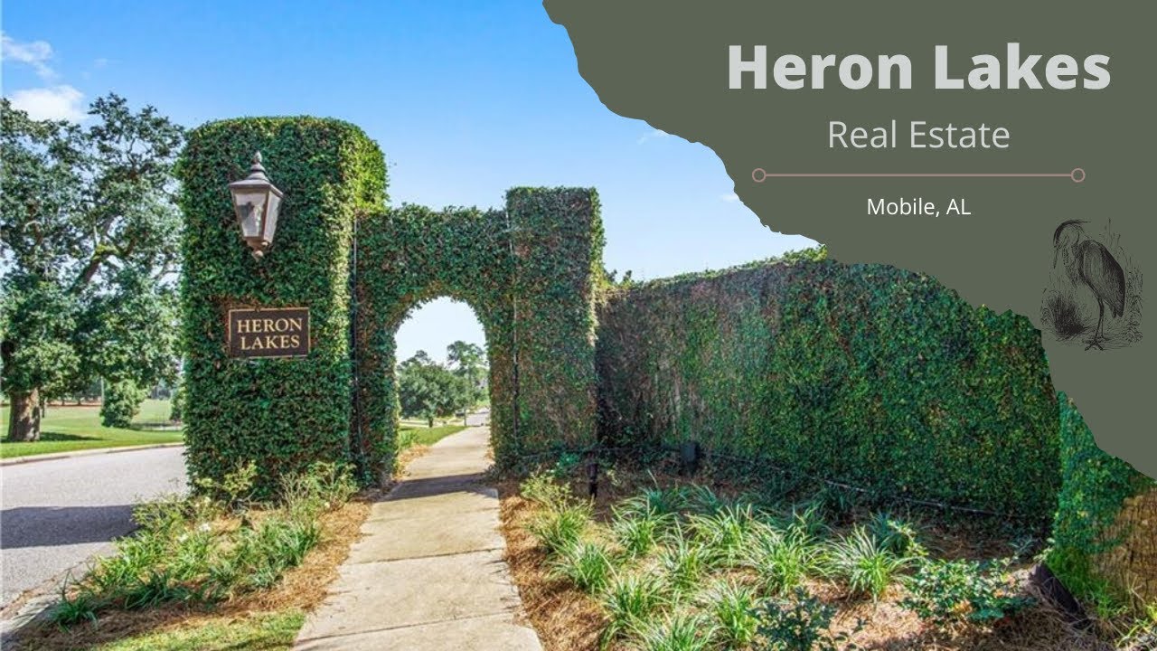 Heron Lakes Subdivision Mobile AL YouTube