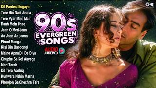 LIVE: हिंदी सदाबहार गाने | 90's Evergreen Songs | All Time Hits Songs | 90's Love Songs Jukebox