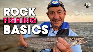 Rock Fishing Tactics + NO FUSS RIG: No Sinker, No swivel! SIMPLE!