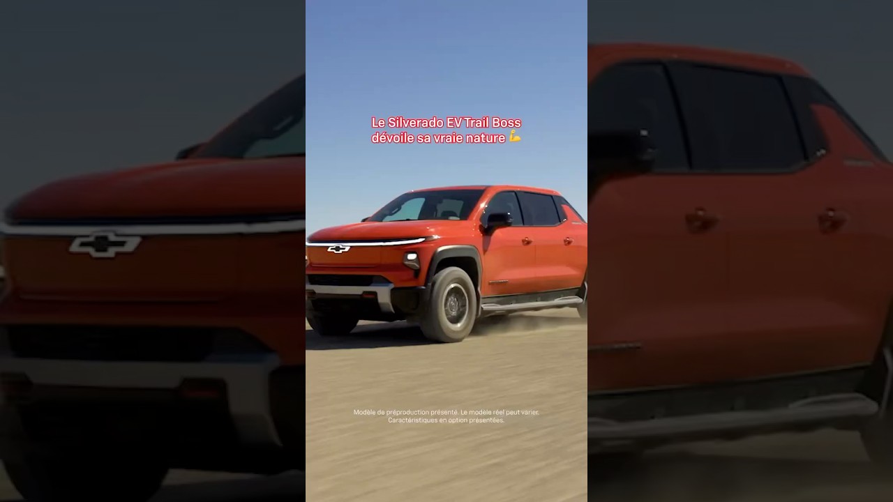 D&eacute;couvrez le tout premier Silverado EV Trail Boss 2026.