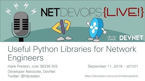 Useful Python Libraries for Network Engineers