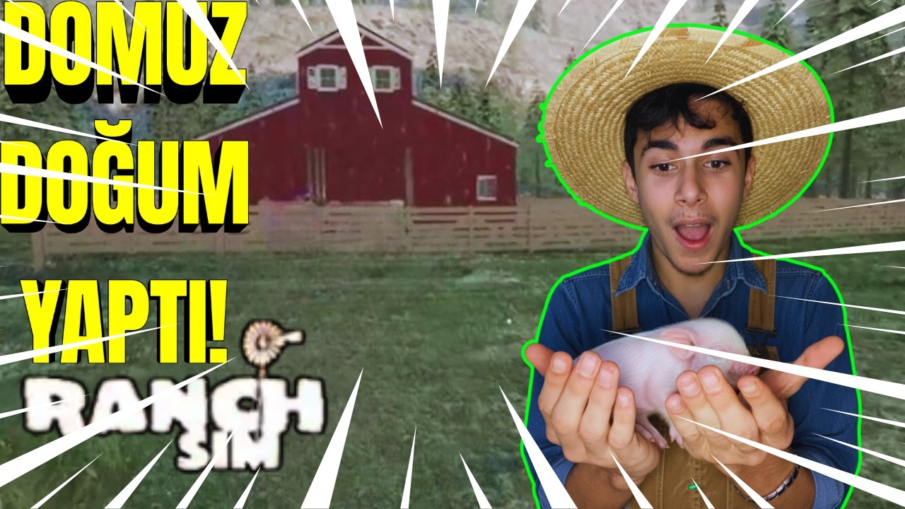 ÇİFTLİMİZE YENİ ÜYE KAYDI VAR!/Ranch Simulator (5.BÖLÜM)