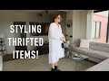 STYLING THRIFTED ITEMS TO LOOK HIGH FASHION! + GIVEAWAY WINNER ANNOUNCED