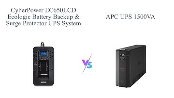 CyberPower EC650LCD vs. APC BX1500M UPS Comparison 🌟