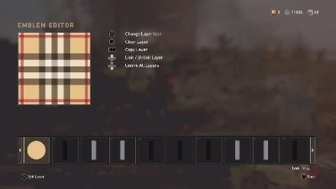 COD WW2 Emblem Tutorial - Burberry Design
