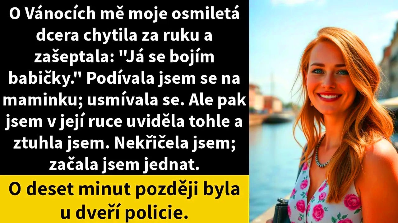 Během Vánoc mi moje osmiletá dcera zašeptala: "Bojím se babičky." Otočila jsem se a viděla, jak moje matka maže na sušenku pomazánku z té sklenice, kterou máme doma přísně zakázanou. Pak jsem...