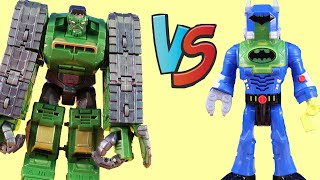 Hulk Tank Robot Vs. Batman Robot