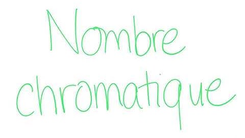 Nombre chromatique