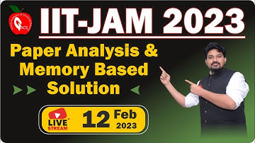 IITJAM 2023 PAPER ANALYSIS ||MEMORY BASED SOLUTION || DOWNLOAD GACS JAIPUR APP||JBSIR