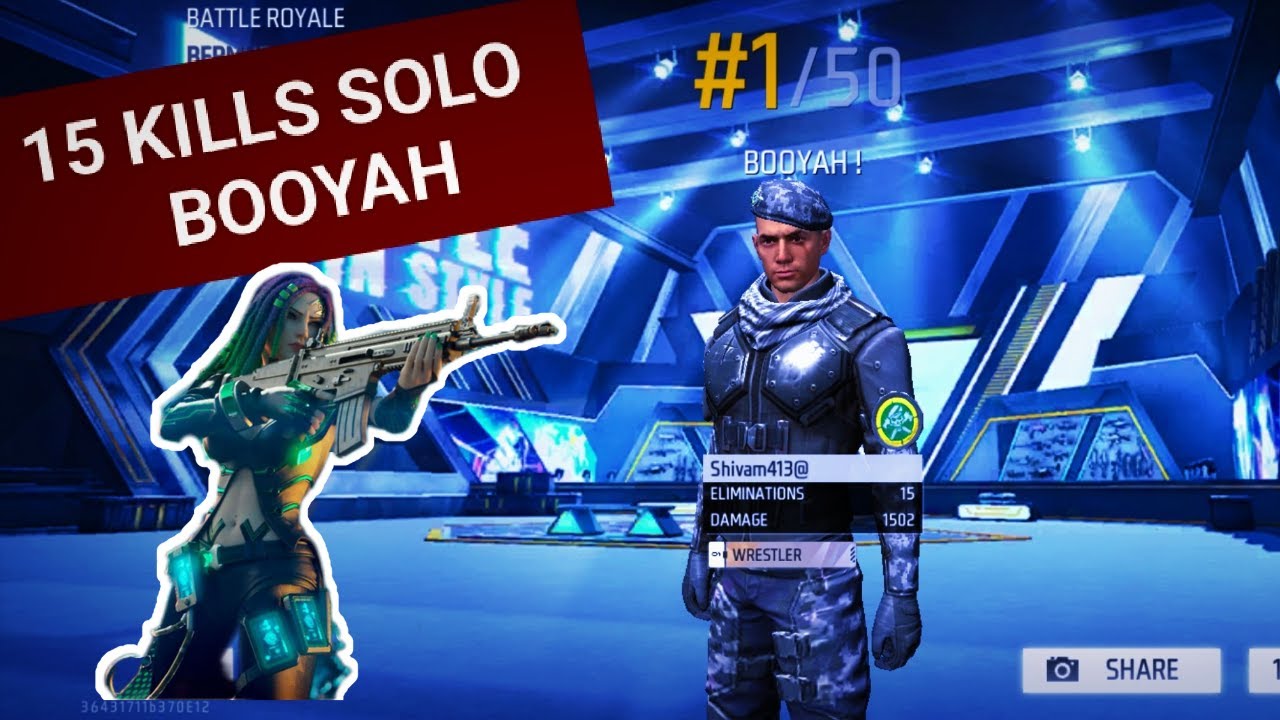 Best Solo 15 Kill Over Power Gameplay Must Watch - Free Fire Max - YouTube