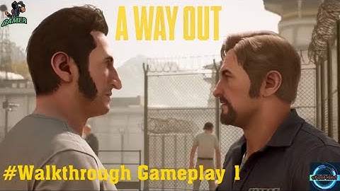 A WAY OUT (PS4 Walkthrough Gameplay #1) {Feat. my brother}