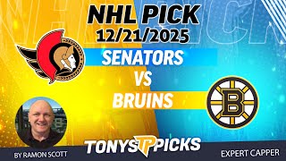 Senators vs. Bruins NHL Betting Odds & Picks, 12/21/25 | Night Moves Show