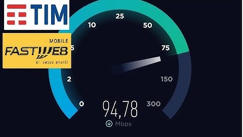Tim vs Fastweb Mobile speedtest by Ookla