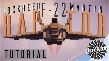 Minecraft F-22 Raptor Tutorial