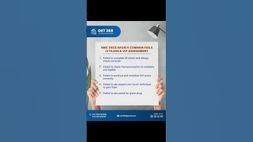 NMC OSCE AVOID 5 COMMON  fails IV FLUSH & VIP ASSESSMENT #nurses #oet #nmc #nhs  #nurselife #best