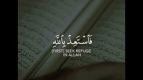 سورة النحل قارئ عبدالرحمن مسعد