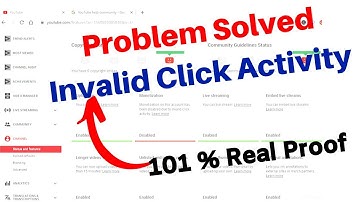 youtube monetization disabled due to invalid clicks activity