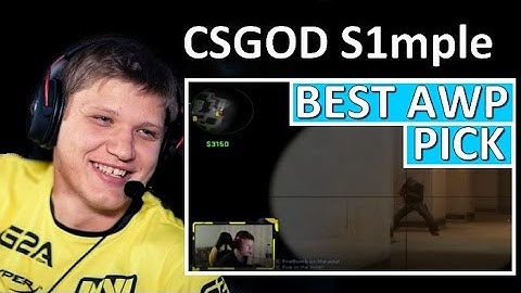 NAVI s1mple BEST AWP picks on Mirage