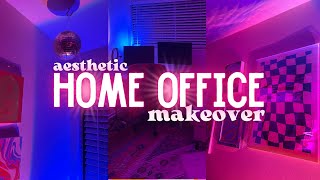 Aesthetic Home Office Makeover!