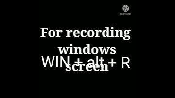 How to record screen of computer | shortcut keys to take screenshot in pc || #shorts