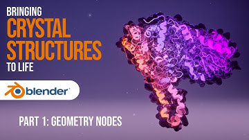 Bringing Crystal Structures to Life in Blender - Part 1: Geometry Nodes