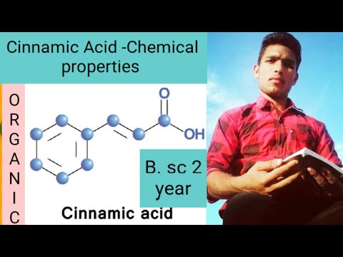 خواص شیمیایی سینامیک اسید