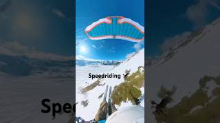 Speedriding in the French Alps 🇫🇷 #speedriding #speedflying #speedfly #paragliding #skiing