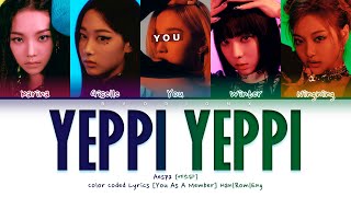 Aespa (에스파) 'YEPPI YEPPI' - You As A Member [Karaoke] || 5 Members Ver. || BDAY REQUEST