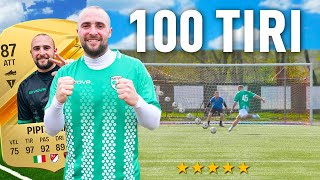 🎯⚽️100 TIRI CHALLENGE: IL PIPITA MAX (Bomber di Terza Categoria) | Quanti Goal Segnerà su 100 tiri?