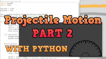 Pygame Tutorial - Projectile Motion (Part 2)