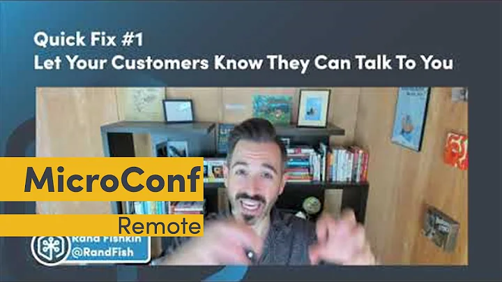 Quick Fix #1: You Can Talk To Your Customers! with...
