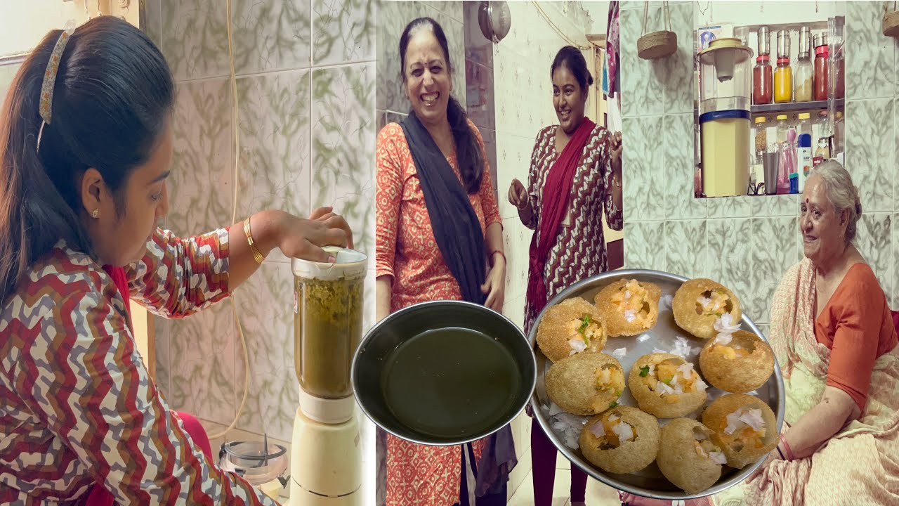 આજે રિયા એ પાણી પુરી બનાવી અને બા એ બધાને ખુબજ હસાવીયા | Vlog 342