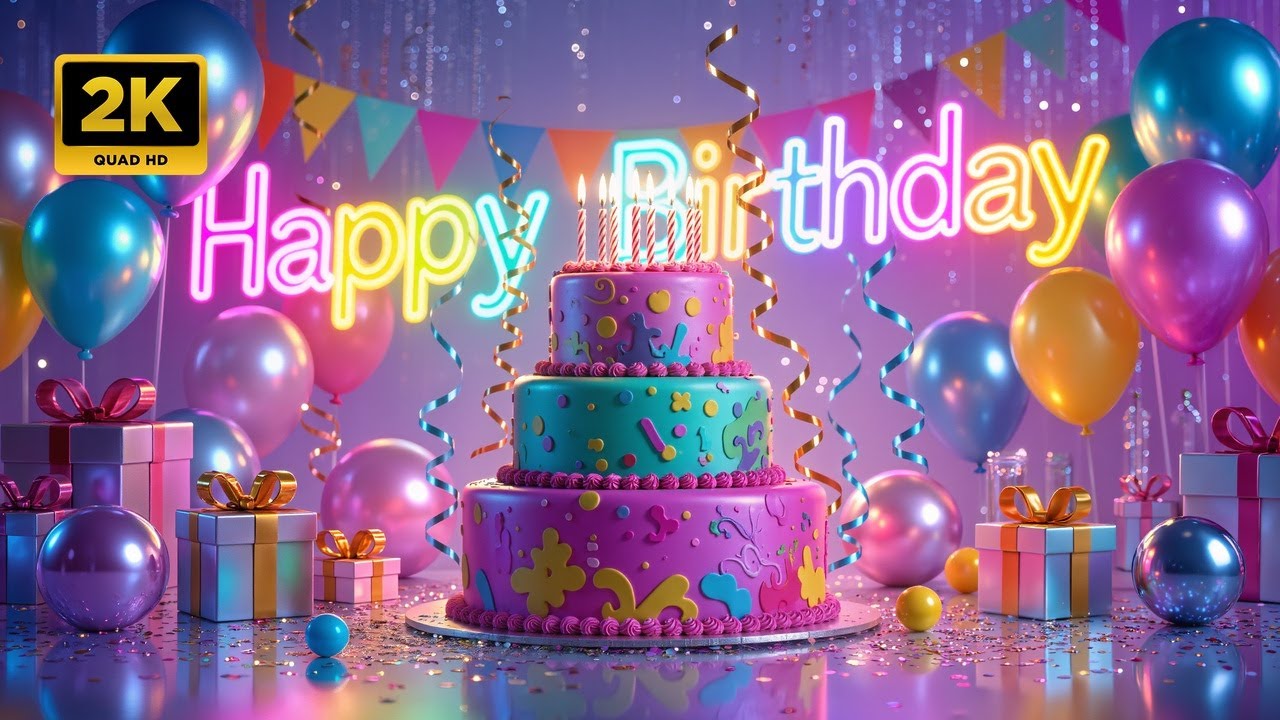 Happy Birthday To You 🎂 – Cute & Sweet Birthday Cake Music