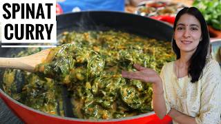 𝐒𝐏𝐈𝐍𝐀𝐓-𝐂𝐔𝐑𝐑𝐘 mal anders! Palak Besan schnell & lecker kochen - Indische Rezepte