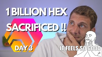 1 BILLION HEX SACRIFICED / NEW Tokens & Coins added / PulseChain Sacrifice Update Day 3
