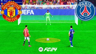 PSG VS MANCHESTER UNITED FIFA 24 PENALTY SHOOTOUT RONALDO VS MESSI by FIFA Gameplay 1,976 views 13 days ago 12 minutes