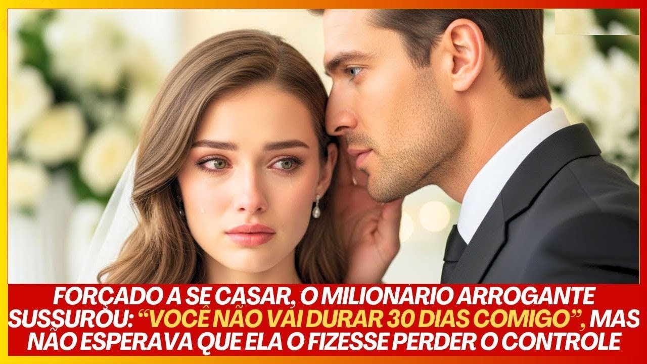 FORÇADO A SE CASAR, O MILIONÁRIO SUSSUROU-'VOCÊ NÃO VAI DURAR 30 DIAS COMIGO'… MAS PERDEU O CONTROLE