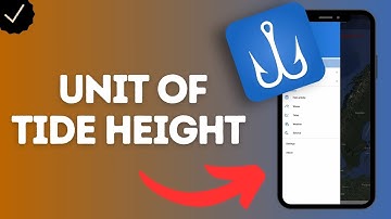 How to Set the Measurement Unit of Tide Height in Fishing Points App